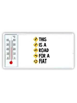 This is a road for a Fiat