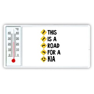 This is a road for a Kia