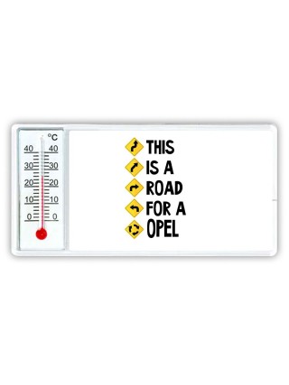 This is a road for a Opel