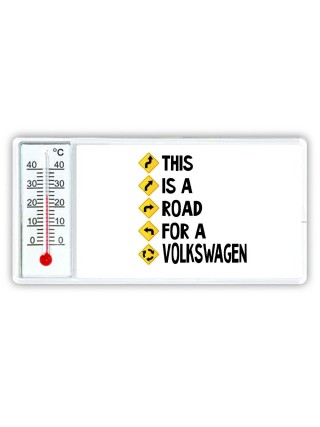 This is a road for a Volkswagen