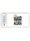 Гордая владелица Acura
