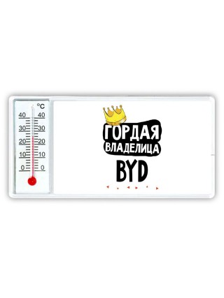 Гордая владелица BYD