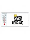 Гордая владелица Rising Auto
