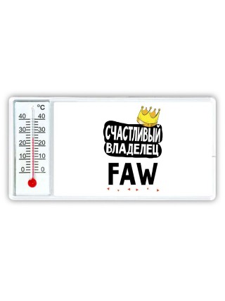 Счастливый владелец FAW