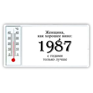 женщина, как хорошее вино 1987 с годами только лучше