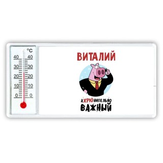 Виталий аХРЮнительно важный