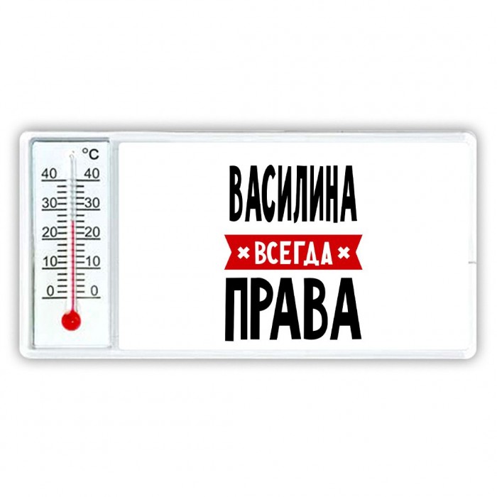 Василина всегда права