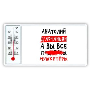 Анатолий д'артаньян, а вы все пи... мушкетёры