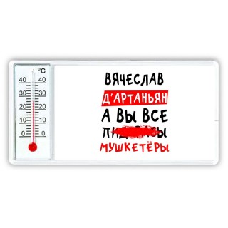 Вячеслав д'артаньян, а вы все пи... мушкетёры