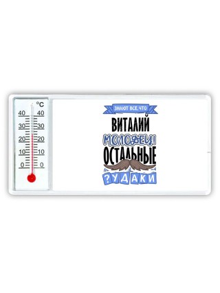 Знают все, что Виталий молодец! остальные чудаки