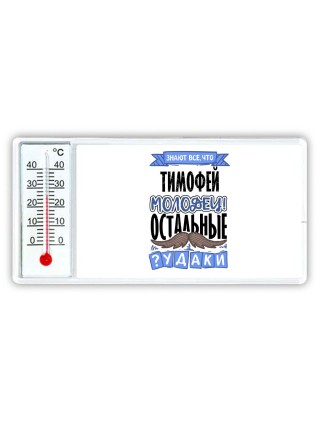 Знают все, что Тимофей молодец! остальные чудаки