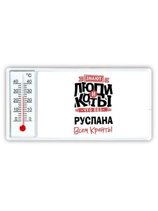 Знают люди и коты, что без Руслана всем кранты