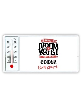 Знают люди и коты, что без Софьи всем кранты