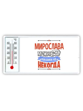Мирослава может всё только ей некогда