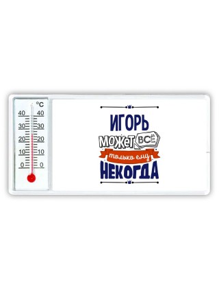 Игорь может всё только ему некогда