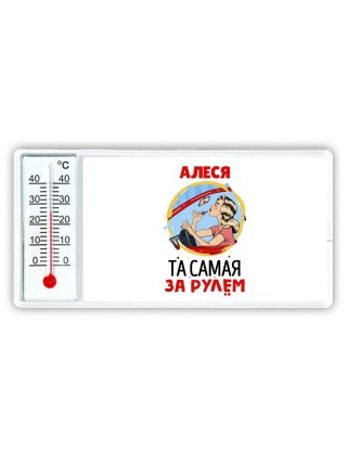 Алеся та самая за рулем