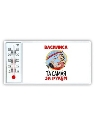 Василиса та самая за рулем