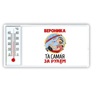 Вероника та самая за рулем