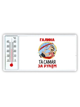 Галина та самая за рулем