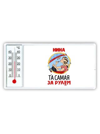 Нина та самая за рулем