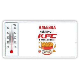 Альбина Чемпион KFC в тяжелом весе