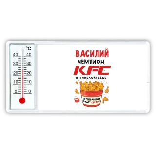 Василий Чемпион KFC в тяжелом весе