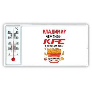 Владимир Чемпион KFC в тяжелом весе