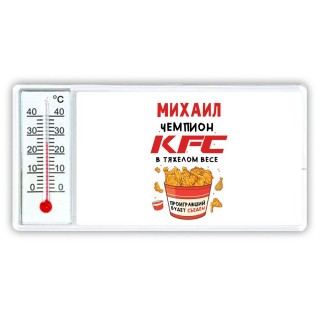 Михаил Чемпион KFC в тяжелом весе