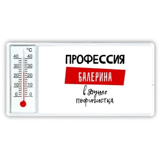 Женские_Профессия БАЛЕРИНА в душе пофигистка