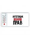 Автогонщик всегда прав