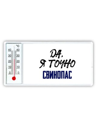 Да, я точно свинопас