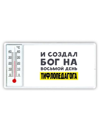 И создал бог на восьмой день тифлопедагога