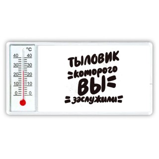 тыловик которого вы заслужили