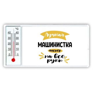 Лучшая машинистка мастер на все руки