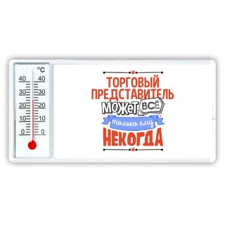 торговый представитель может всё, только ему некогда