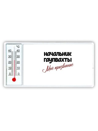 начальник гаупвахты моё призвание