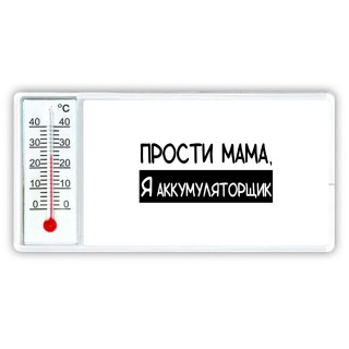 Прости мама, я аккумуляторщик