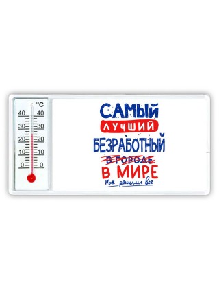 Самый лучший БЕЗРАБОТНЫй в мире - так решили все