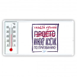 Самый лучший просто ИНЖЕНЕР АКУСТИК по призванию