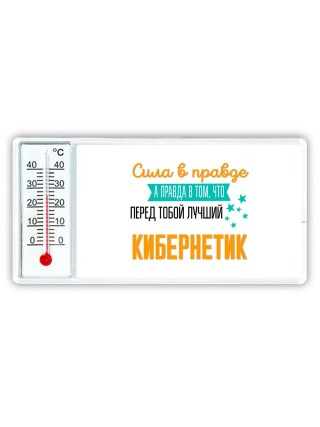 Сила в правде а правда в том, что перед тобой лучший кибернетик