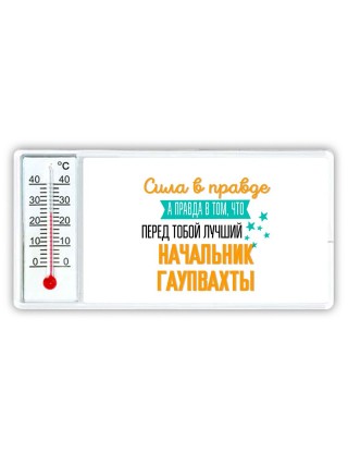 Сила в правде а правда в том, что перед тобой лучший начальник гаупвахты