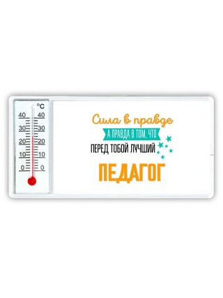Сила в правде а правда в том, что перед тобой лучший педагог