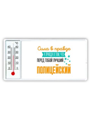 Сила в правде а правда в том, что перед тобой лучший полицейский