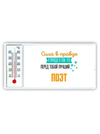 Сила в правде а правда в том, что перед тобой лучший поэт