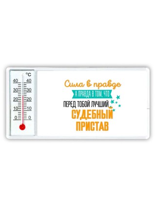 Сила в правде а правда в том, что перед тобой лучший судебный пристав