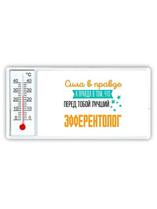 Сила в правде а правда в том, что перед тобой лучший эфферентолог