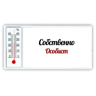 Собственно, Особист