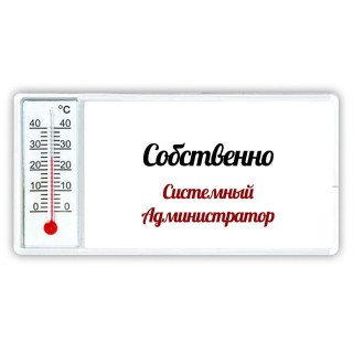 Собственно, Системный Администратор