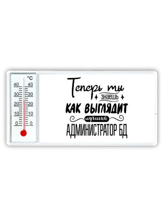 Теперь ты знаешь как выглядит лучший администратор бд