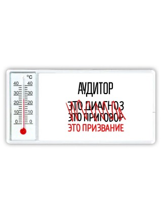 аудитор это диагноз это приговор это призвание